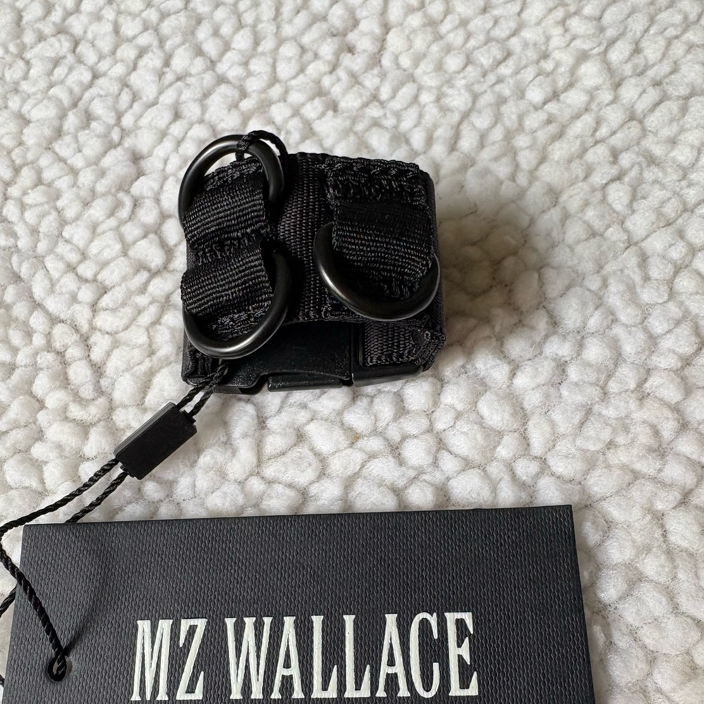 Bundle of MZ Wallace Black Link Cuff and Cobalt Bowery Link Pouch - Picture 6 of 6
